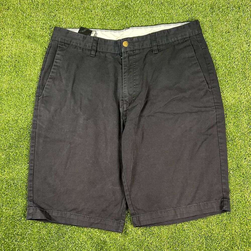 Volcom Men's Navy and Black Shorts